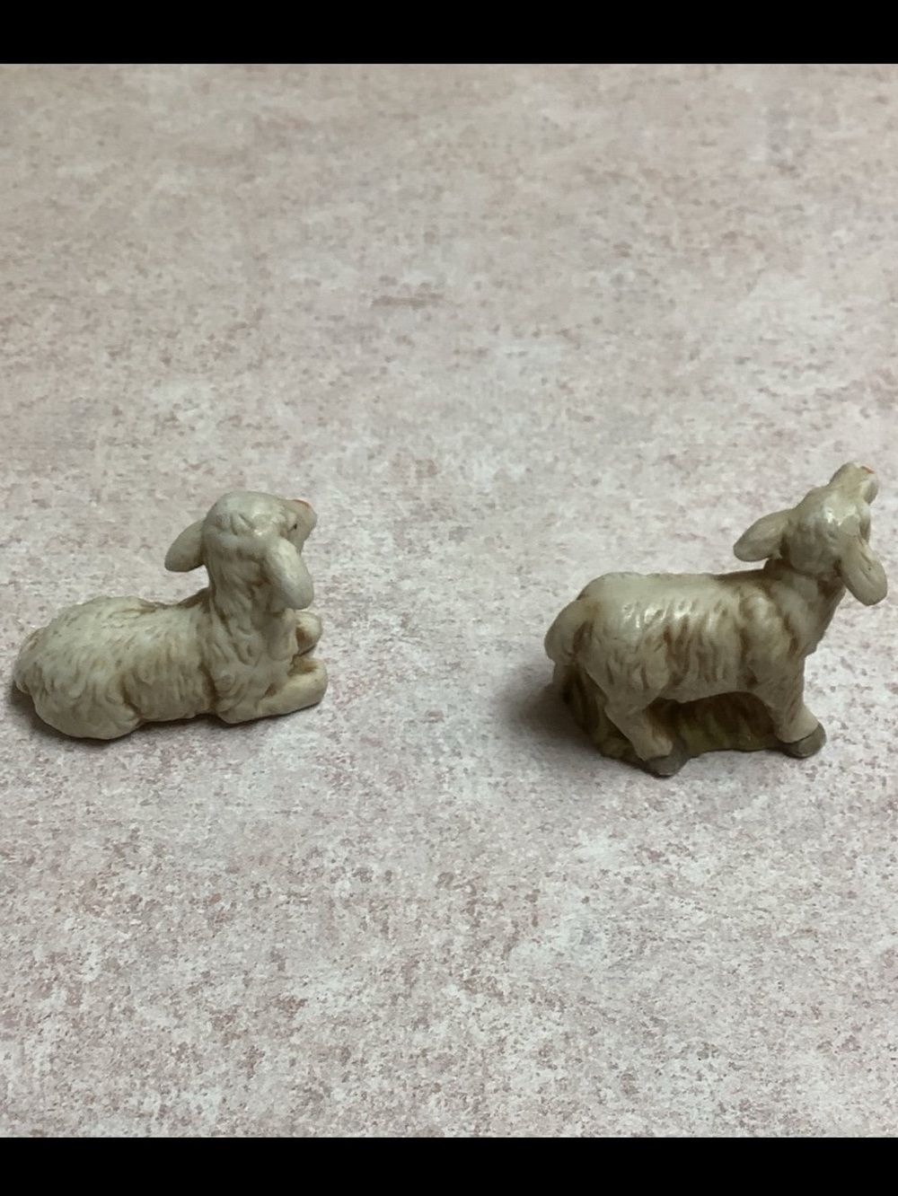 Nativity Sheep Set, Ceramic Sheep For Nativity Set , Christmas Decor - Picture 2 of 8